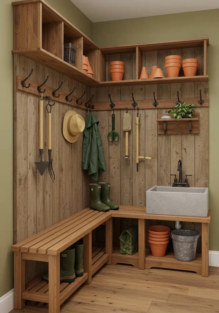 The Gardener's Mudroom Retreat The Gardener's Mudroom Retreat