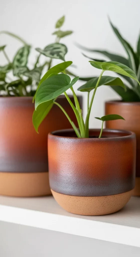 The Ombre Terra Cotta Planter The Ombre Terra Cotta Planter