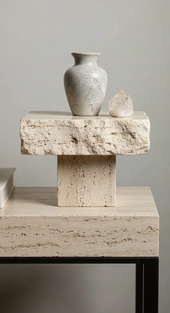 The Raw Stone Console Display The Raw Stone Console Display