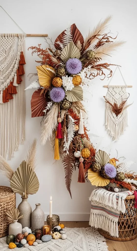 The Boho Floral Wall Hanging