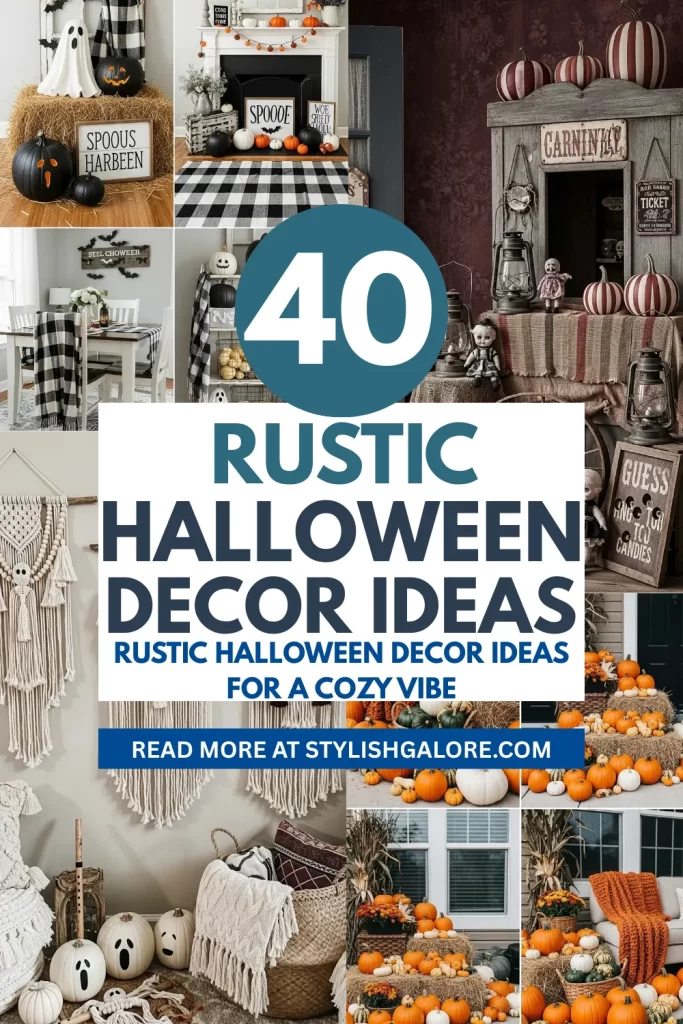 Rustic Halloween Decor Rustic Halloween Decor